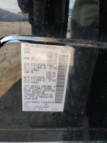 2019 INFINITI QX60 LUXE  