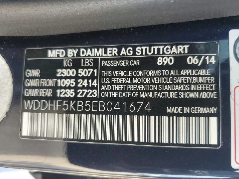 2014 MERCEDES-BENZ E 350  