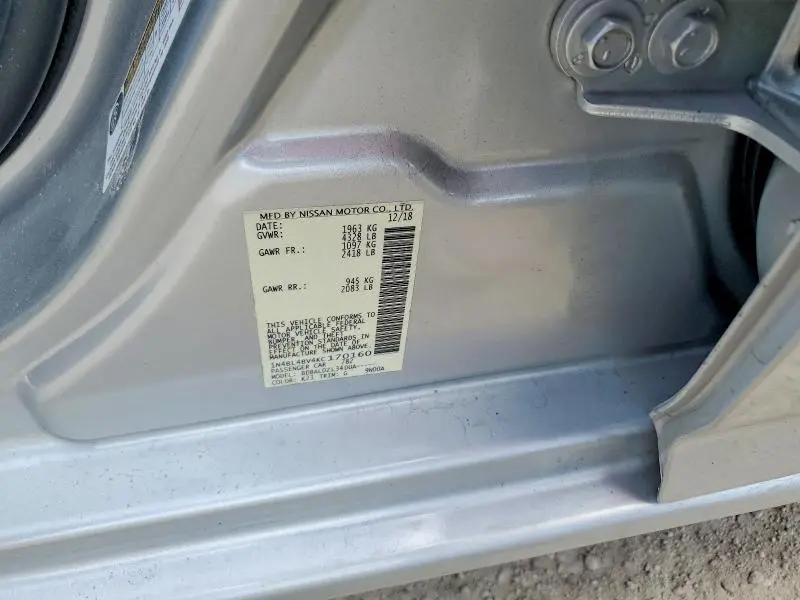 2019 NISSAN ALTIMA S  