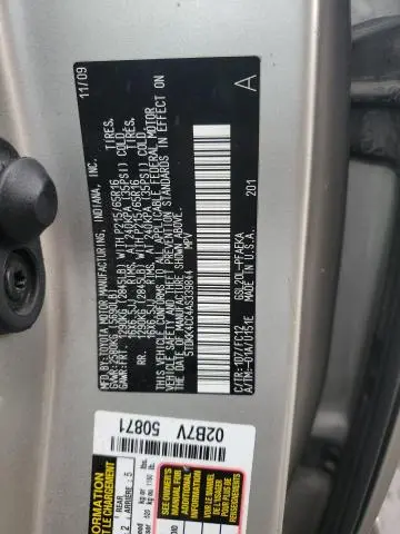 2010 TOYOTA SIENNA CE  