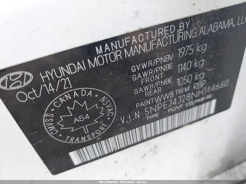 2022 HYUNDAI SONATA SPORT