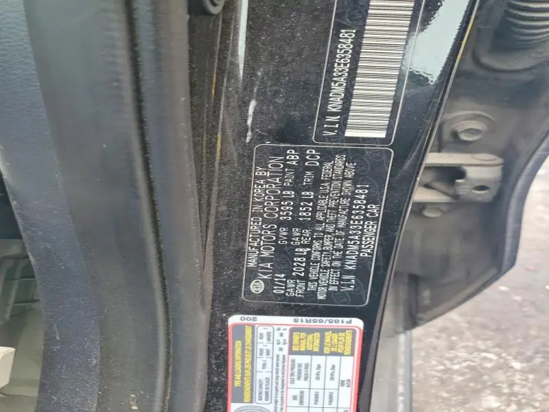 2014 KIA RIO LX  