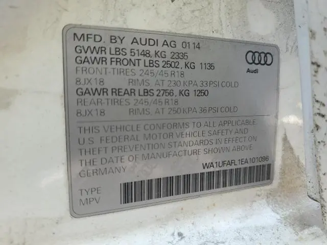 2014 AUDI A4 ALLROAD PREMIUM PLUS  