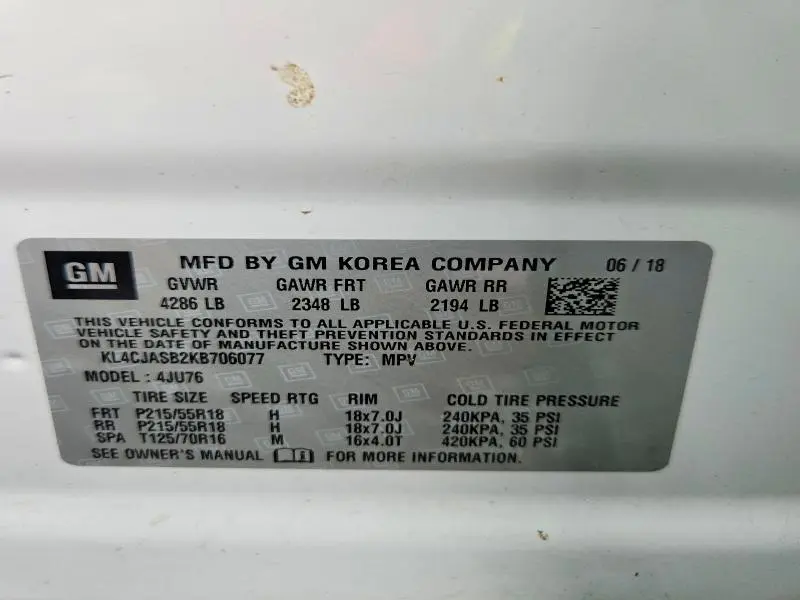 2019 BUICK ENCORE PREFERRED  