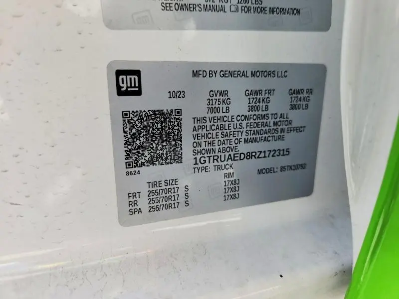 2024 GMC SIERRA K1500  