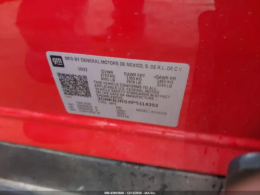 2023 CHEVROLET BLAZER AWD 3LT