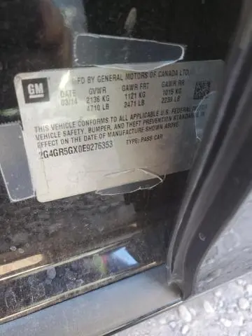 2014 BUICK REGAL PREMIUM  