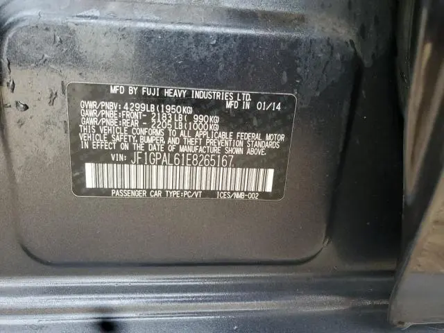 2014 SUBARU IMPREZA SPORT PREMIUM  