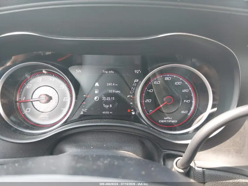 2019 DODGE CHARGER POLICE RWD