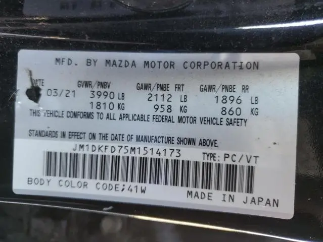 2021 MAZDA CX-3 GRAND TOURING  