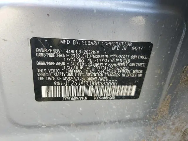 2017 SUBARU FORESTER 2.5I PREMIUM  