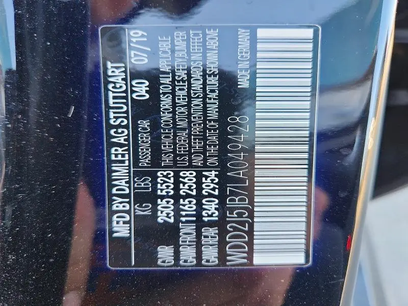 2020 MERCEDES-BENZ CLS 450  