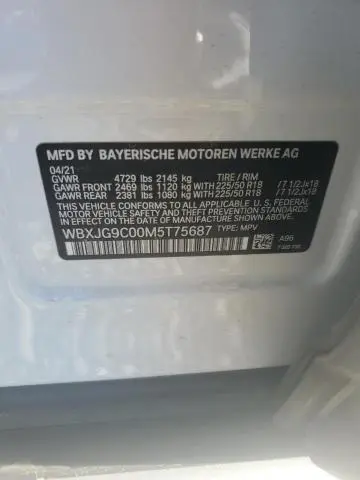 2021 BMW X1 XDRIVE28I  