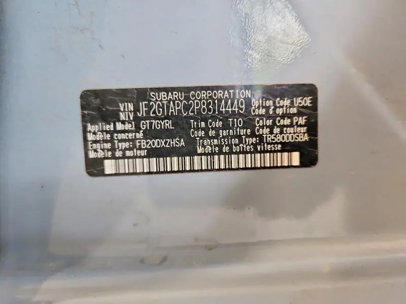 2023 SUBARU CROSSTREK PREMIUM  