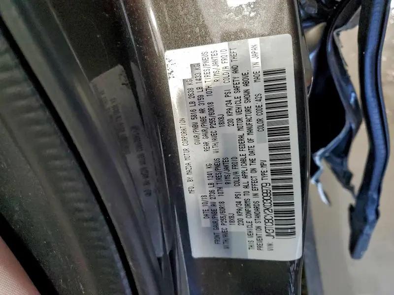 2019 MAZDA CX-9 TOURING  