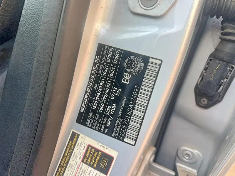 2013 MERCEDES-BENZ GL 550 4MATIC  