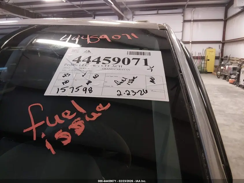 2013 DODGE GRAND CARAVAN SXT