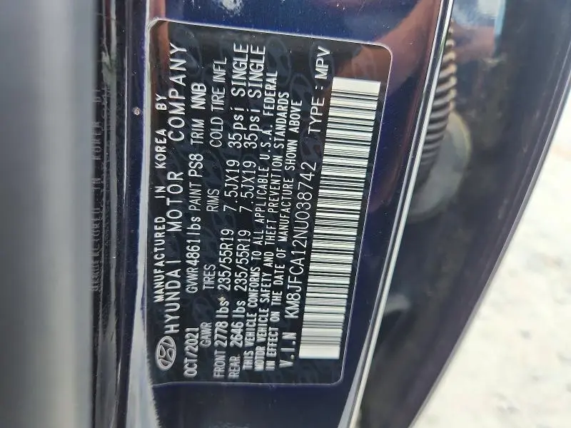 2022 HYUNDAI TUCSON SEL CONVENIENCE  