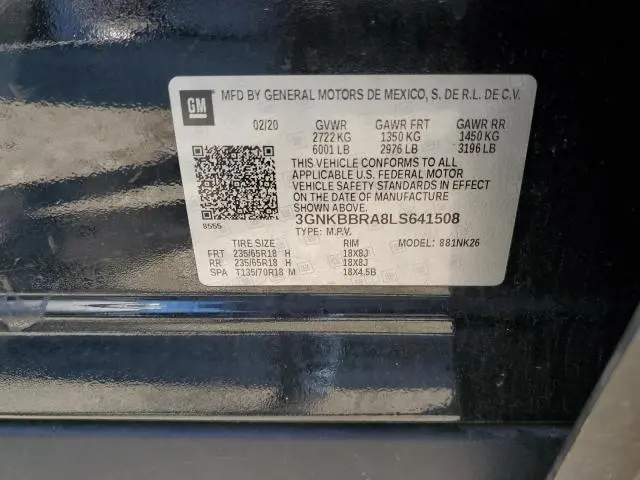 2020 CHEVROLET BLAZER 1LT  