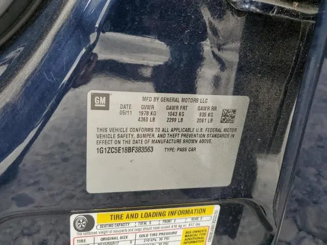 2011 CHEVROLET MALIBU 1LT  