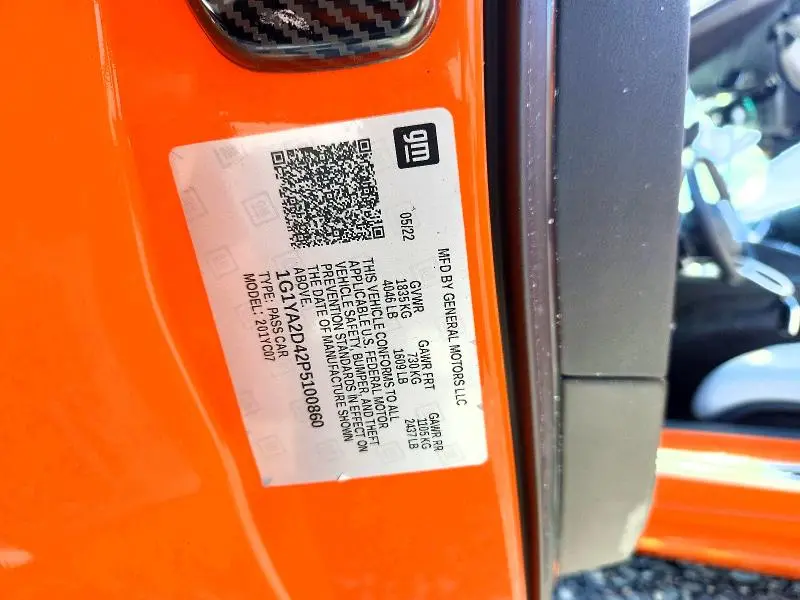 2023 CHEVROLET CORVETTE STINGRAY 1LT  