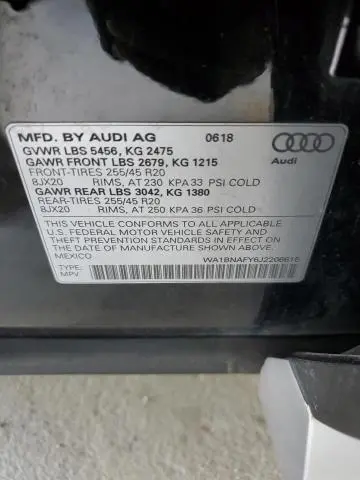 2018 AUDI Q5 PREMIUM PLUS
