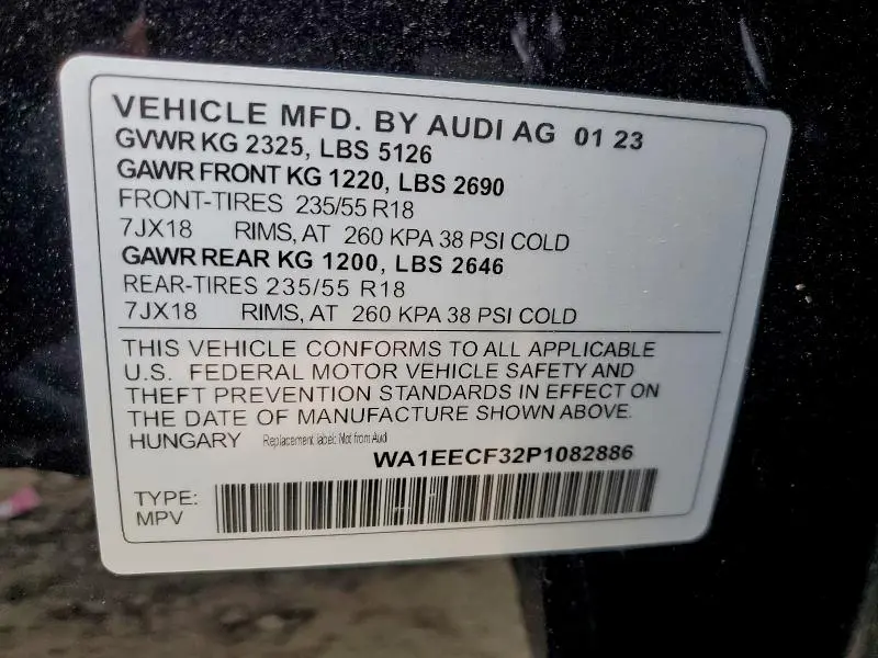 2023 AUDI Q3 PREMIUM PLUS S LINE 45  