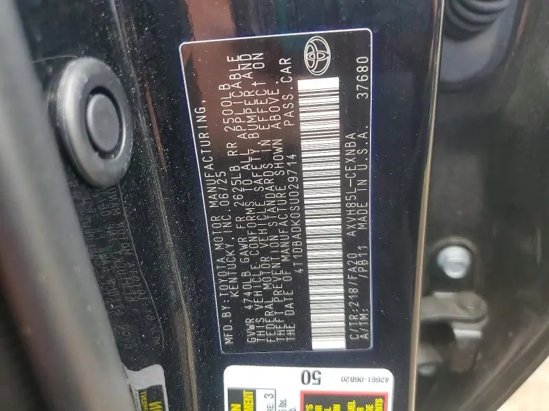 2025 TOYOTA CAMRY LE  