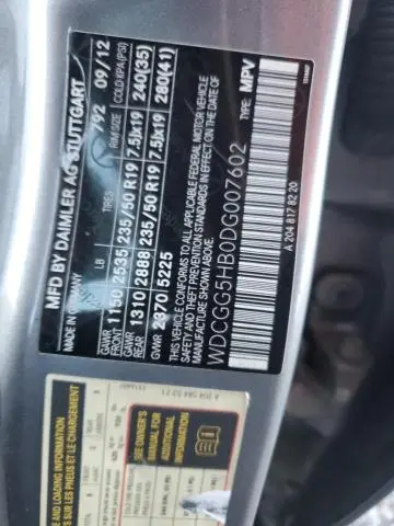 2013 MERCEDES-BENZ GLK 350  