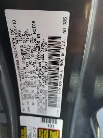 2010 TOYOTA TACOMA   