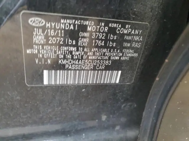 2012 HYUNDAI ELANTRA GLS  