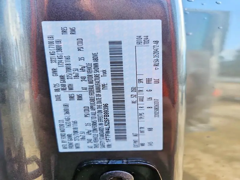 2025 FORD F150 TREMOR  