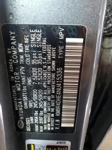 2022 HYUNDAI PALISADE SEL  