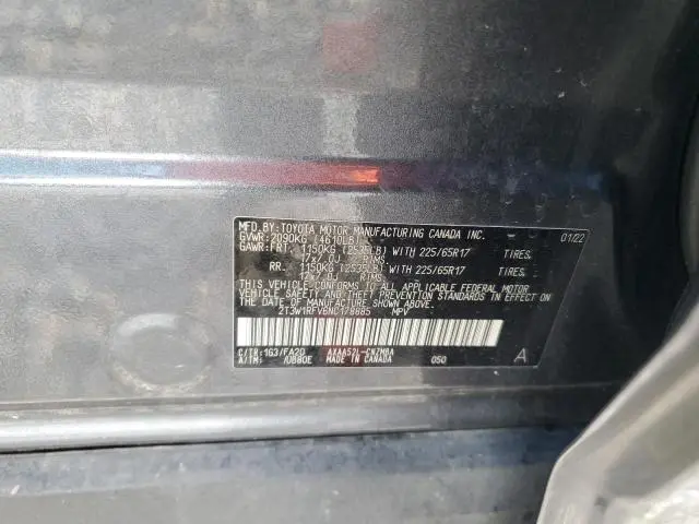 2022 TOYOTA RAV4 XLE  