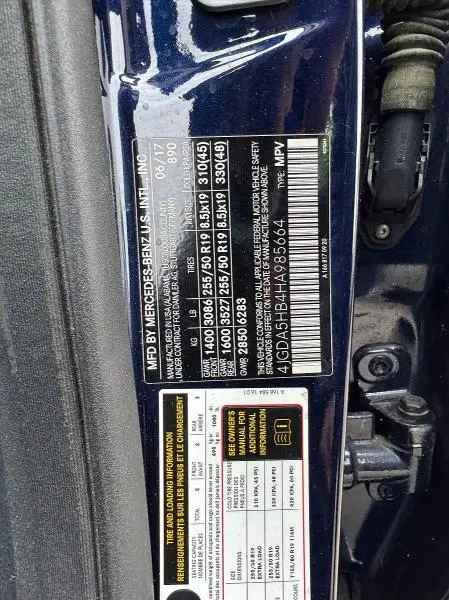 2017 MERCEDES-BENZ GLE 350 4MATIC  