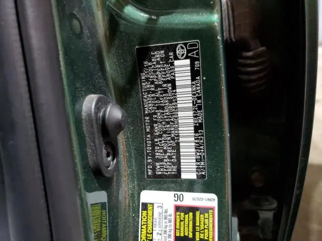 2016 TOYOTA COROLLA L  