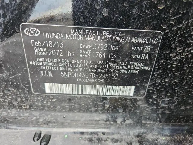 2013 HYUNDAI ELANTRA GLS  