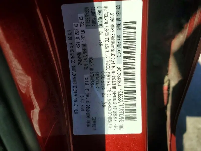 2018 TOYOTA YARIS IA BASE  