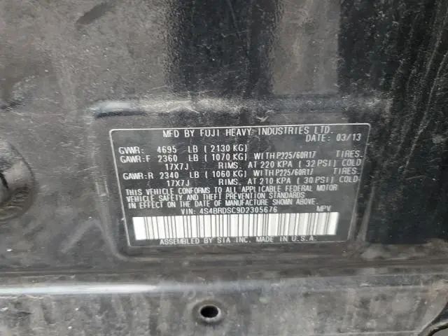 2013 SUBARU OUTBACK 3.6R LIMITED  