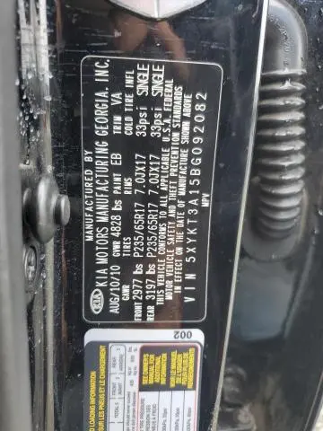 2011 KIA SORENTO BASE  