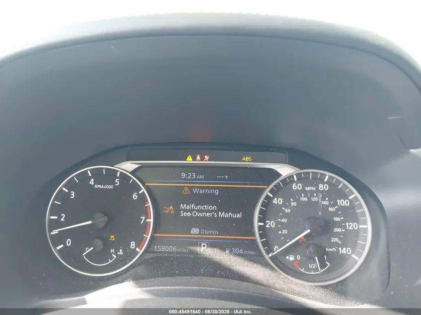 2019 NISSAN ALTIMA 2.5 SR