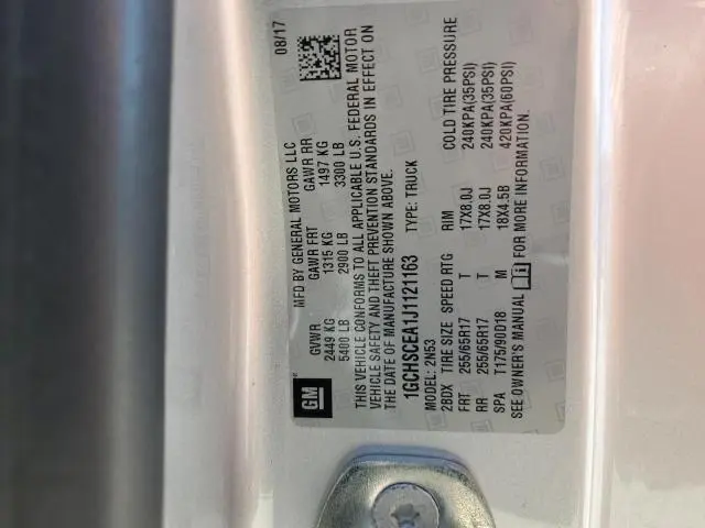 2018 CHEVROLET COLORADO LT  