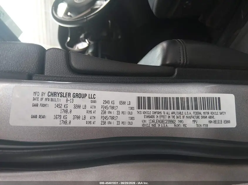 2014 JEEP GRAND CHEROKEE LAREDO
