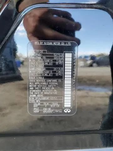 2021 INFINITI QX50 LUXE  