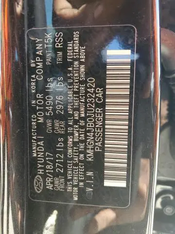 2018 GENESIS G80 SPORT  