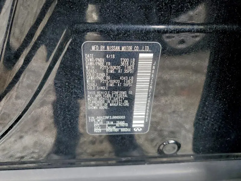 2018 INFINITI QX80 BASE  