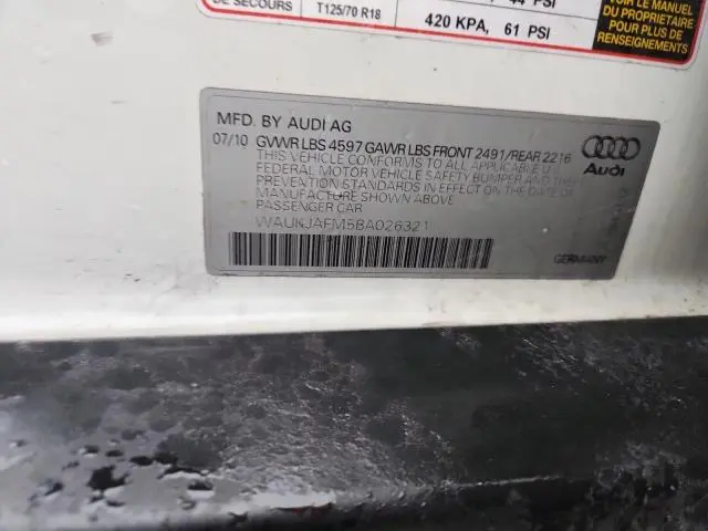 2011 AUDI A3 PREMIUM PLUS  