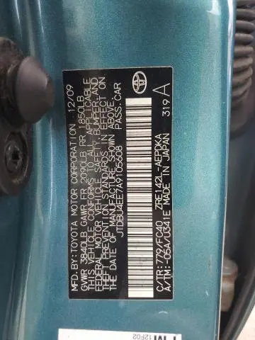 2010 TOYOTA COROLLA BASE  