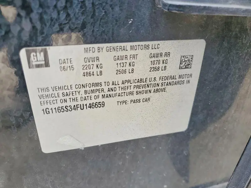 2015 CHEVROLET IMPALA LTZ  