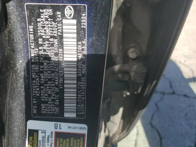 2013 TOYOTA AVALON BASE  